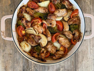 פרגיות עם ניוקי בתנור ב5 דקות עבודה