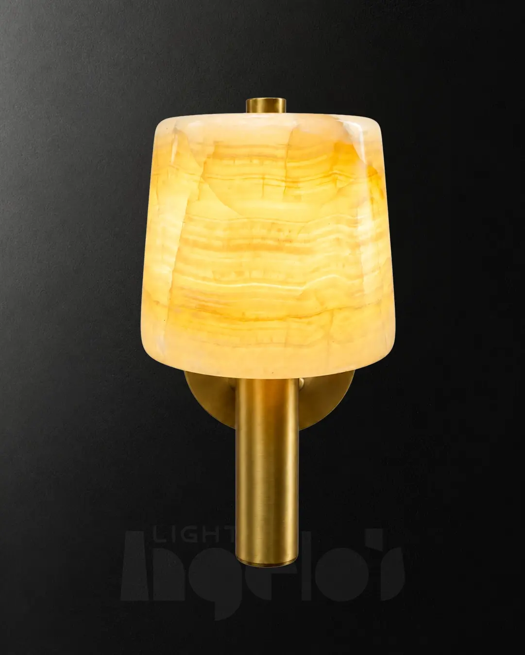 Aldessa Luxury Alabaster LED Wall Sconce | Angelo’s Lighting