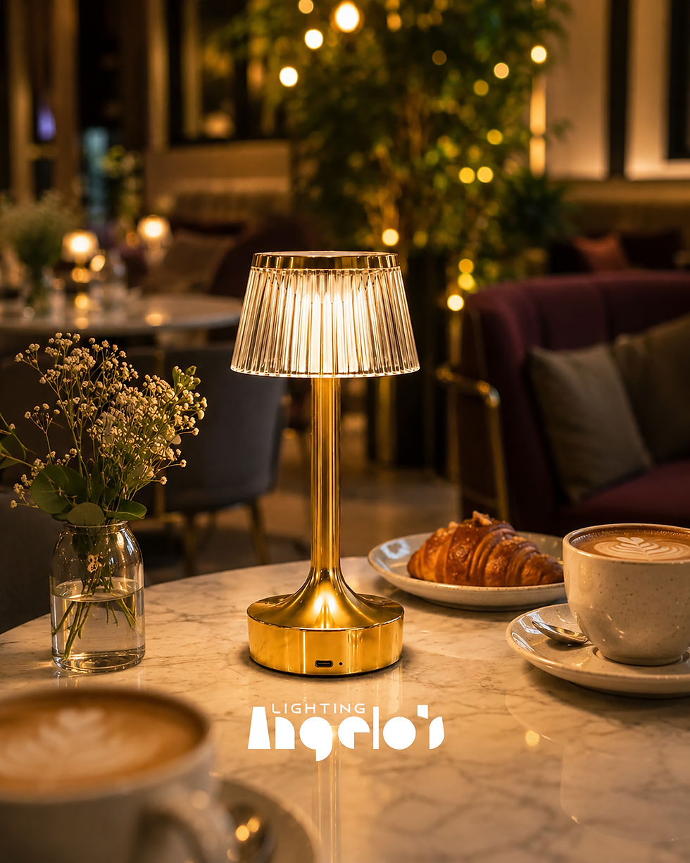 Thumbnail: Vela Rechargeable Crystal Table Lamp | Touch Dimmable Cordless LED Lamp