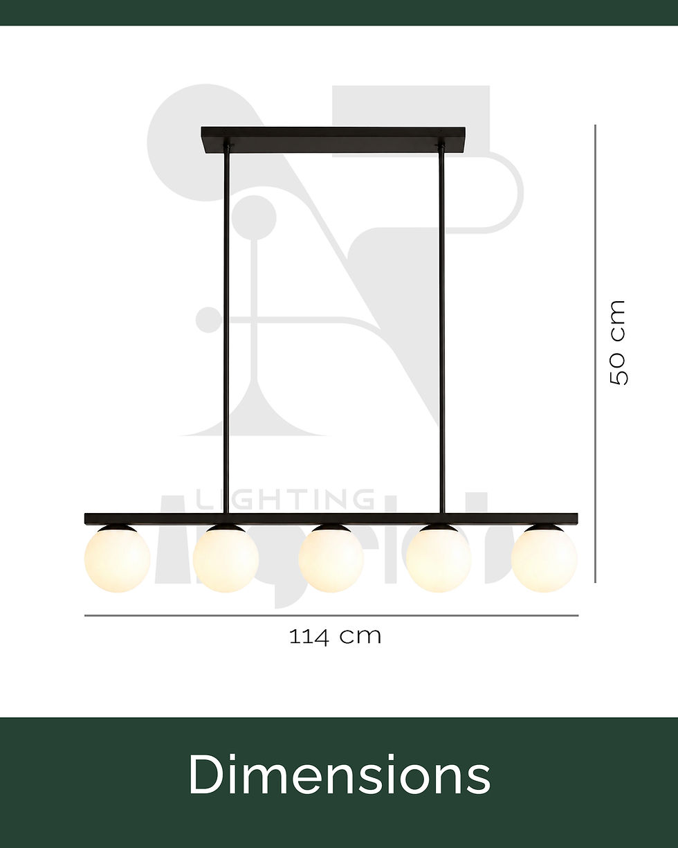 Thumbnail: Rondo Chandelier | Modern 5-Light Linear Chandelier