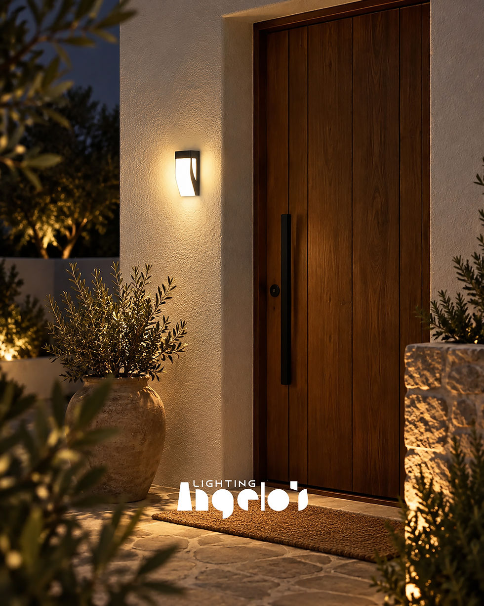 Thumbnail: Slant LED Wall Light | Modern Black Wall Lamp | Angelo’s Lighting
