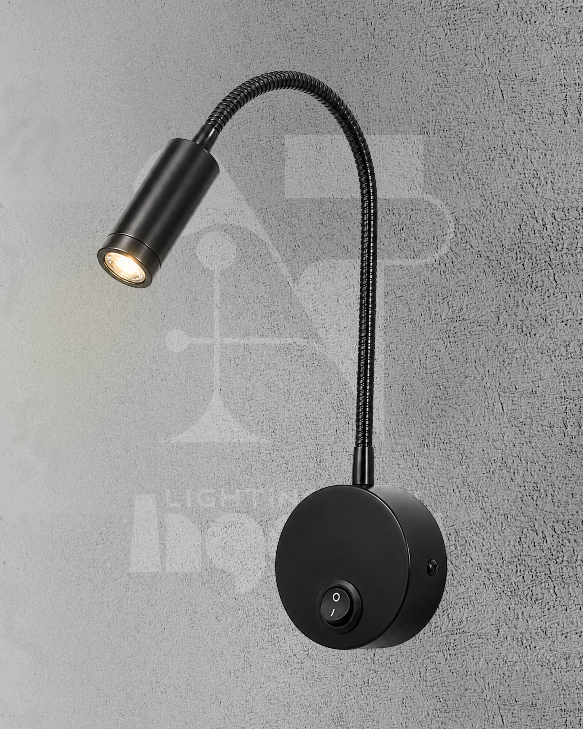 Nivelle 3W Bedside Reading Lamp | Flexible Hotel Wall Light