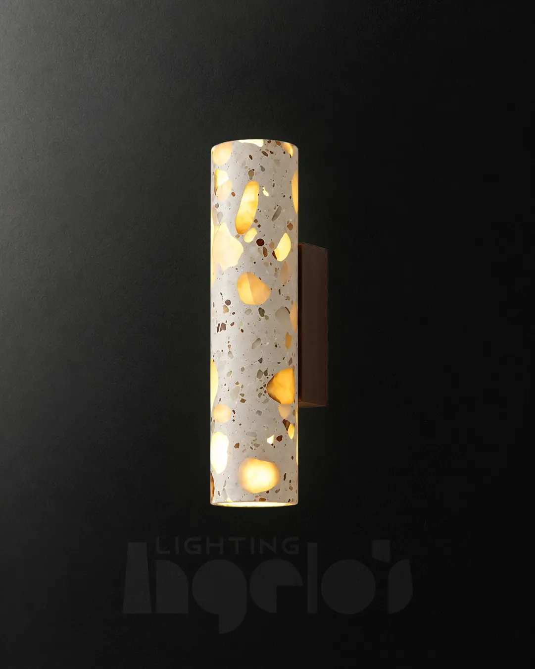 Tazuri Speckled Terrazzo LED Wall Sconce | Angelo’s Lighting