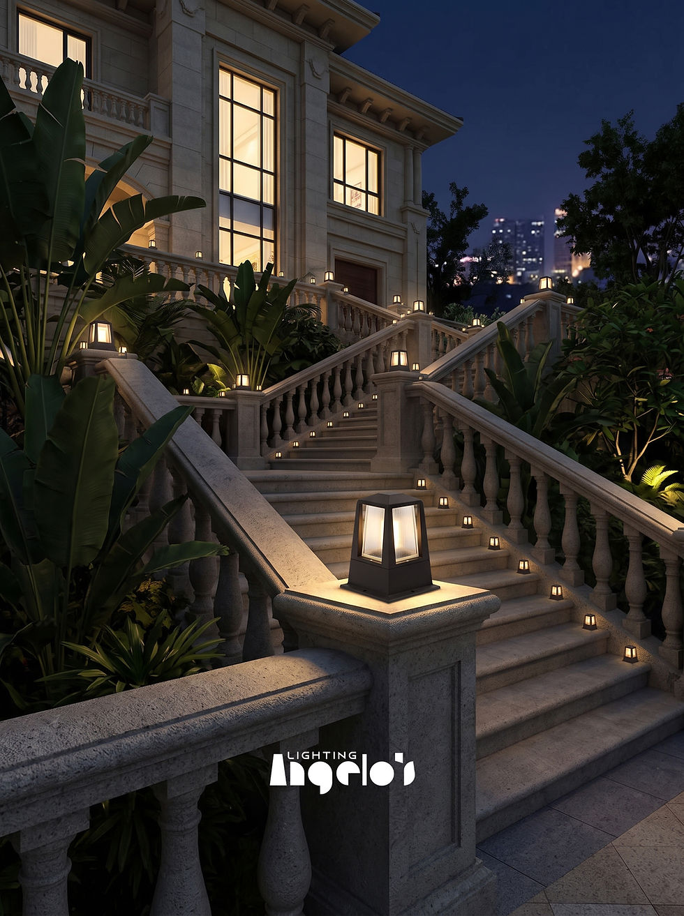 Thumbnail: Vero Outdoor Fence Post Light  – Modern Garden & Pathway Lamp