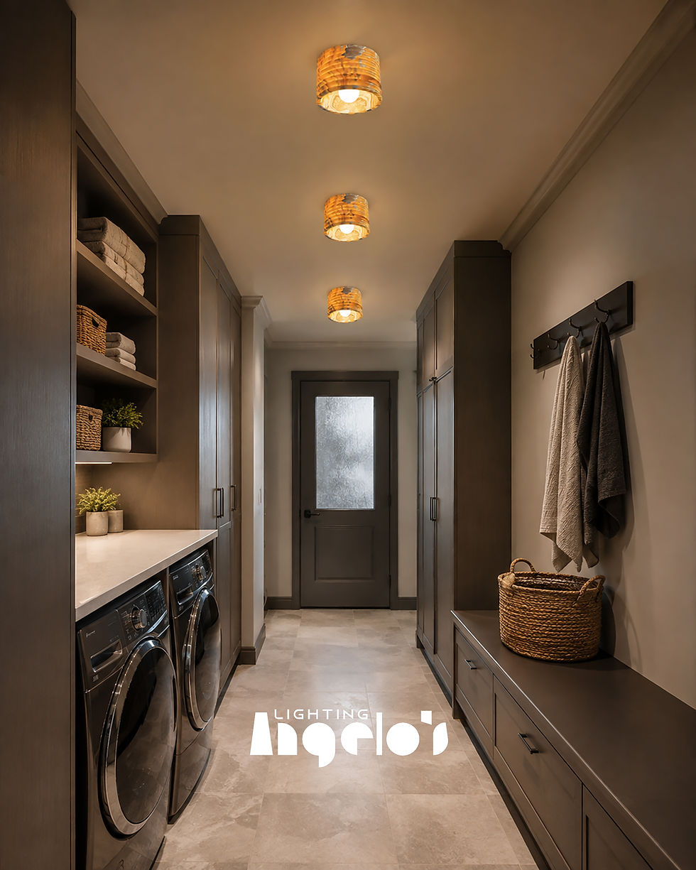 Thumbnail: Mavelle Alabaster Flush Mount Ceiling Light