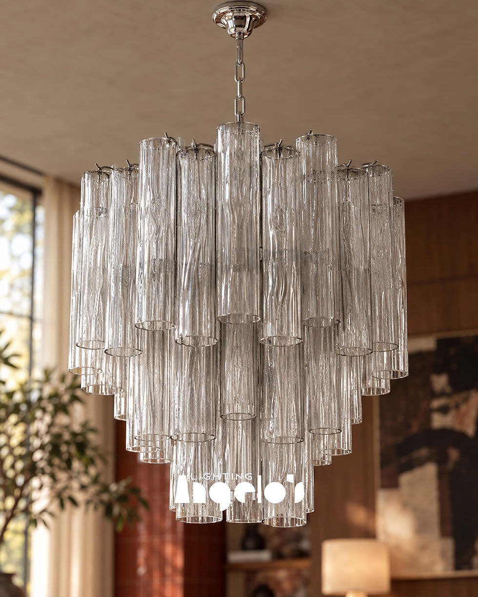 Thumbnail: Ambrosia Chandelier | Textured Glass