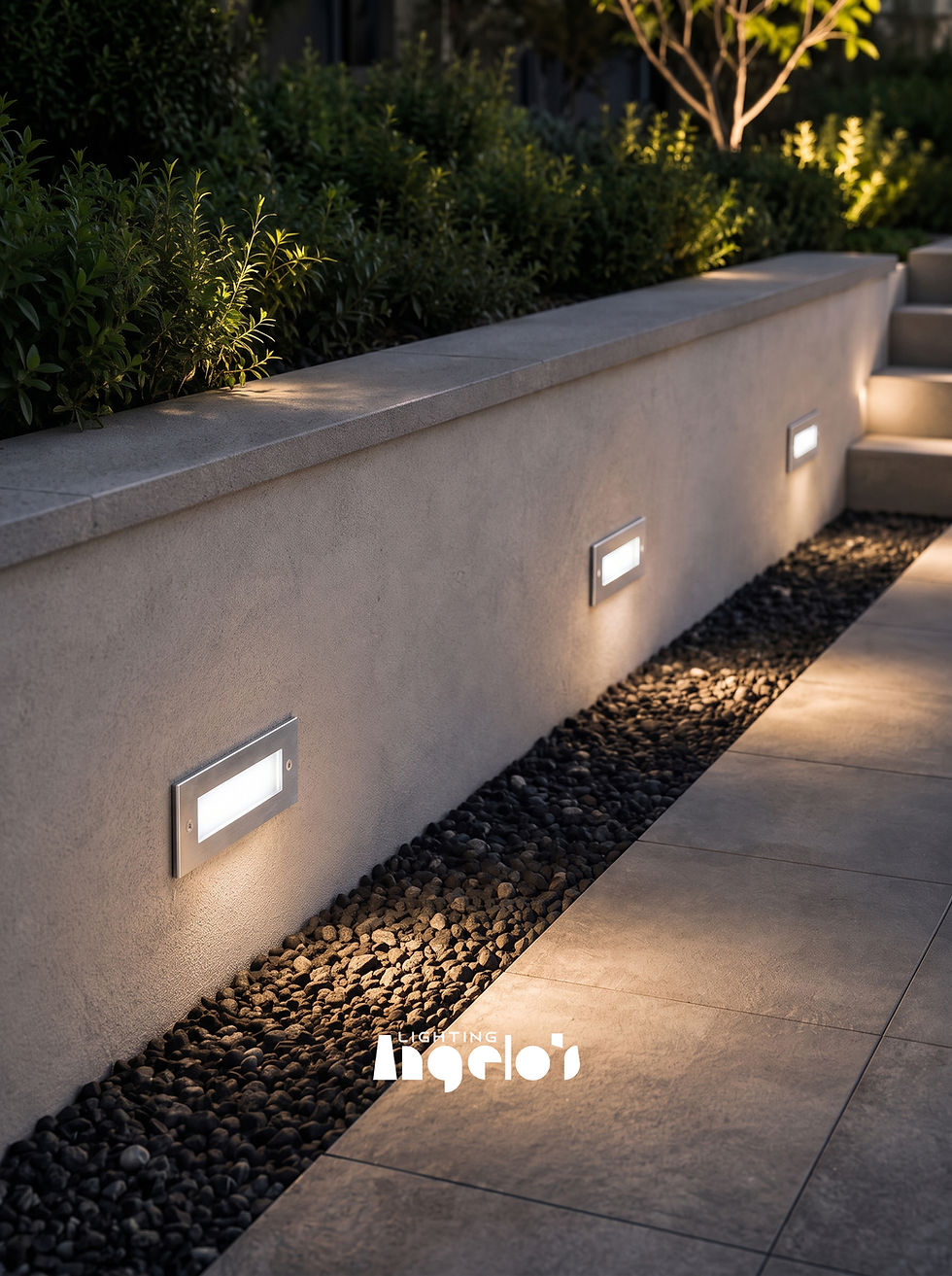 Thumbnail: Strata LED Step Light | Modern Recessed  Step Light Outdoor Wall Light