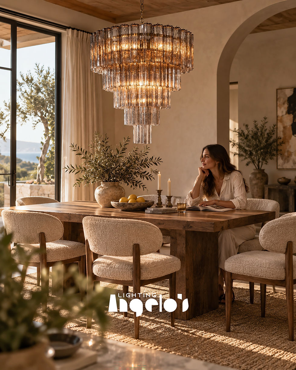 Vellune Textured Glass Chandelier | Angelo’s Lighting