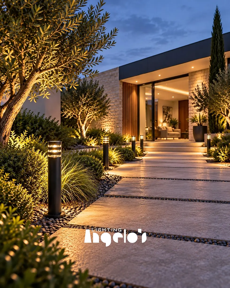 Thumbnail: Rovik Round Outdoor Bollard Light | Angelo’s Lighting
