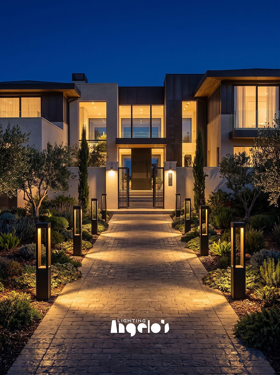 Thumbnail: Veyron Outdoor LED Bollard Light | Modern Garden Pathway Light