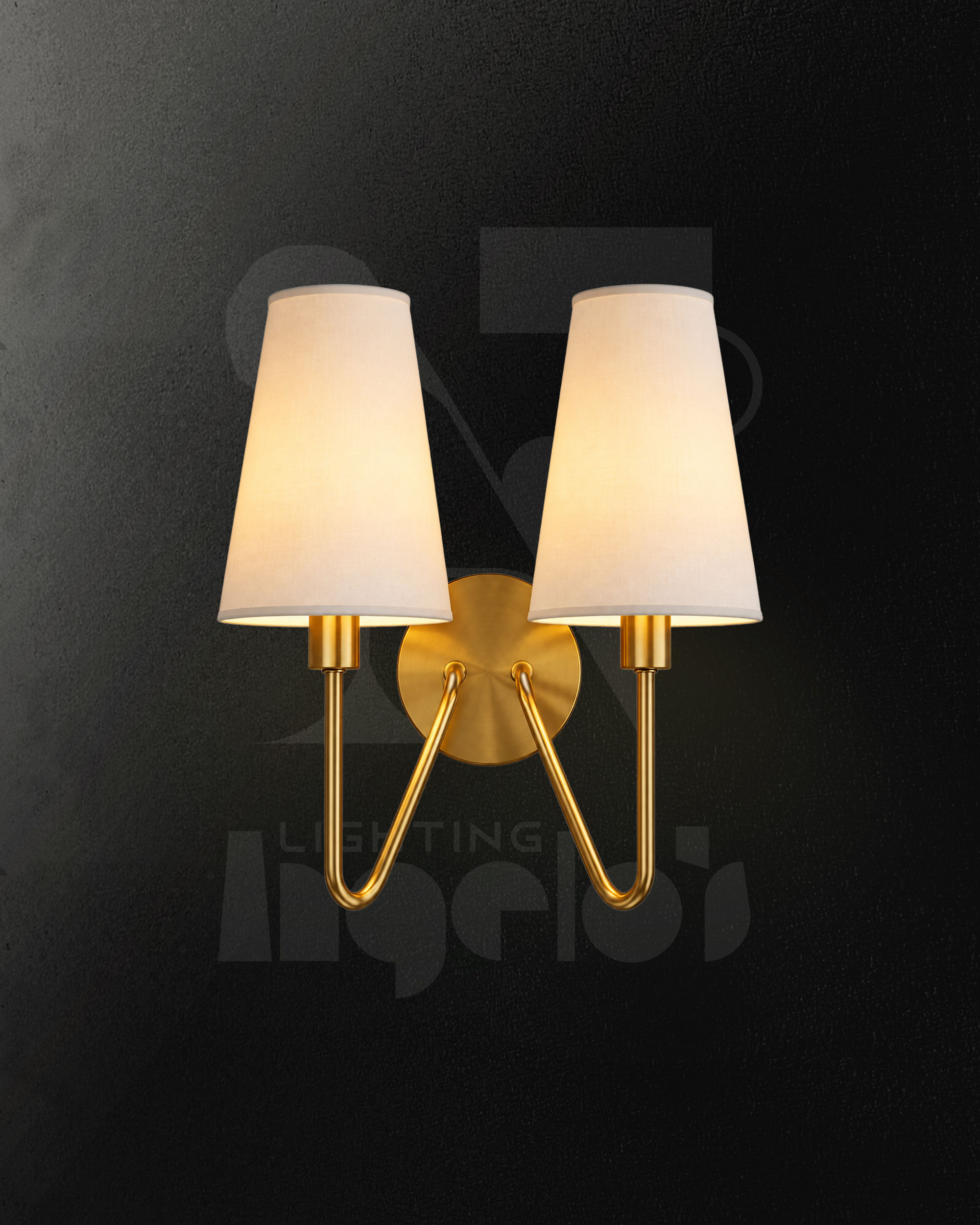 Veymont Wall Sconce | Elegant Fabric Shade Wall Light