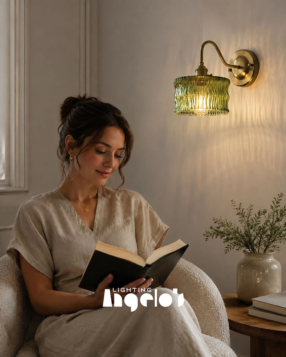 Thumbnail: Ripple Glass Wall Light – Elegant Wavy Glass Sconce