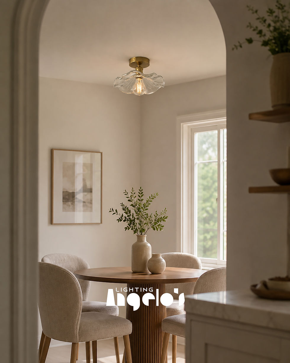 Thumbnail: Bellara Ceiling Light | Wavy Glass Ceiling Lamp