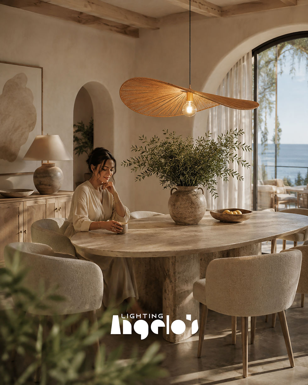 Itsuki Woven Pendant Light | Japandi Handmade Rattan Ceiling Lamp