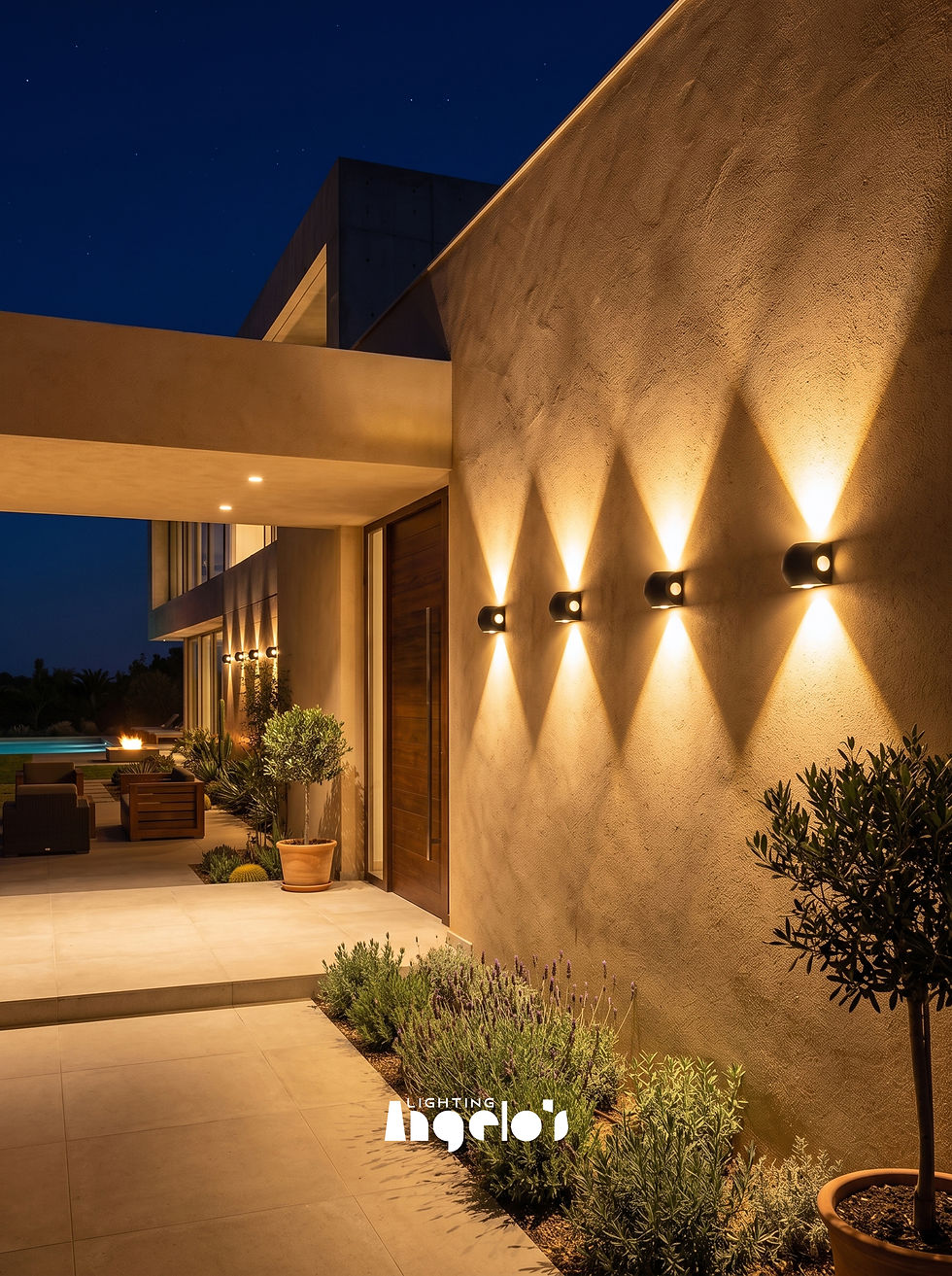 Thumbnail: Eneron LED Outdoor Wall Light – Modern Geometric Exterior Sconce