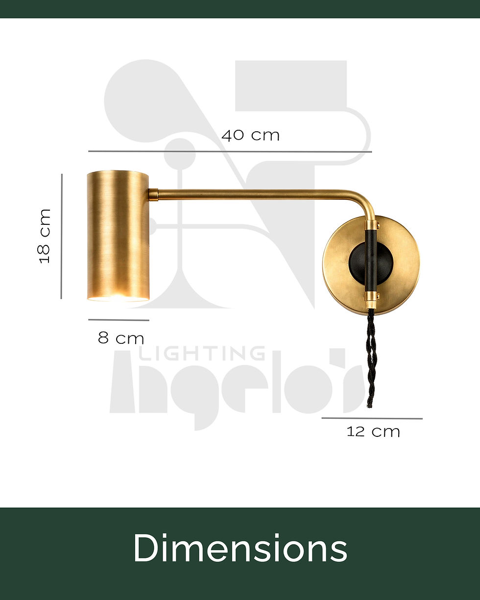 Thumbnail: Orlune Modern Gold LED Bedside reading  Wall Sconce | Contemporary Wall Light