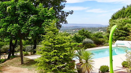 Côté jardin gîte Rêve de Provence