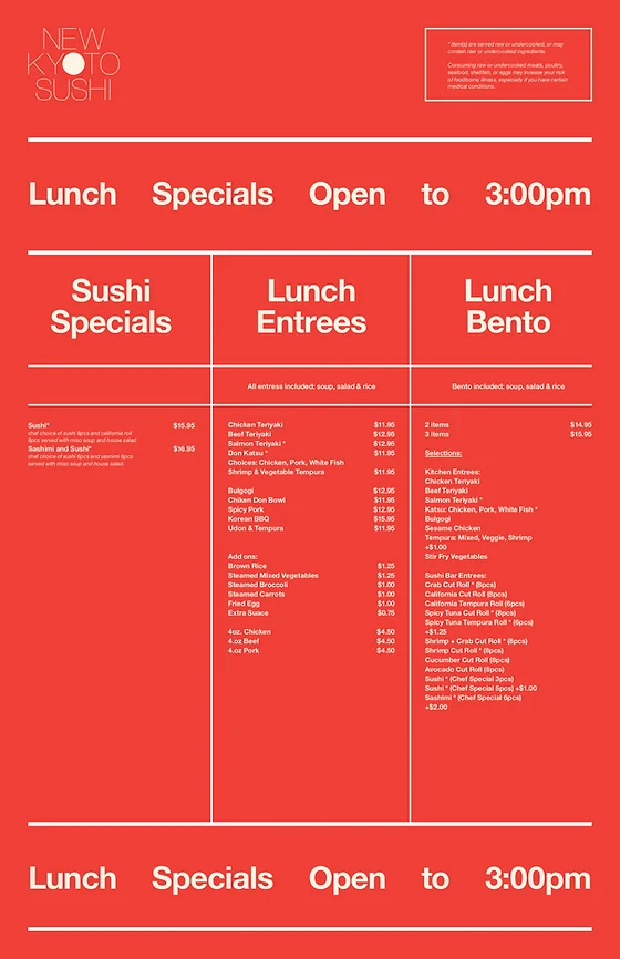 All you can eat Sushi New Kyoto Sushi Valencia, CA