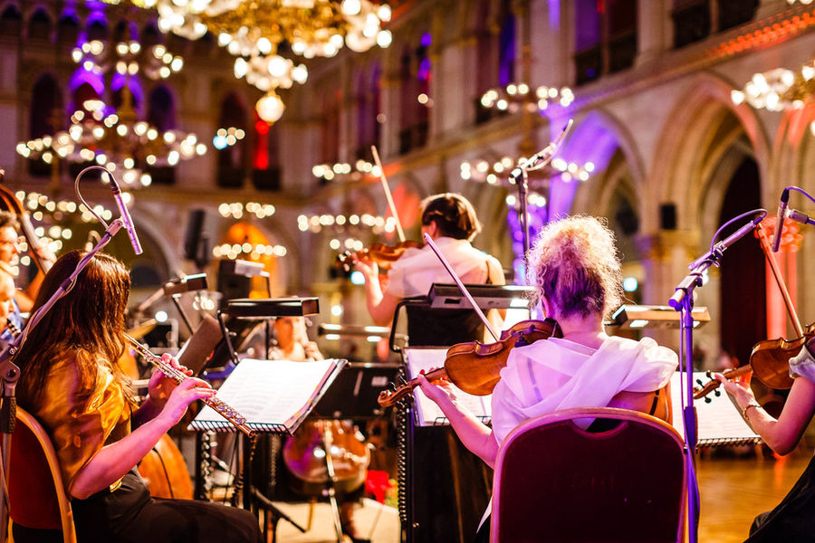 Musikalische Live Unterhaltung im Festsaal