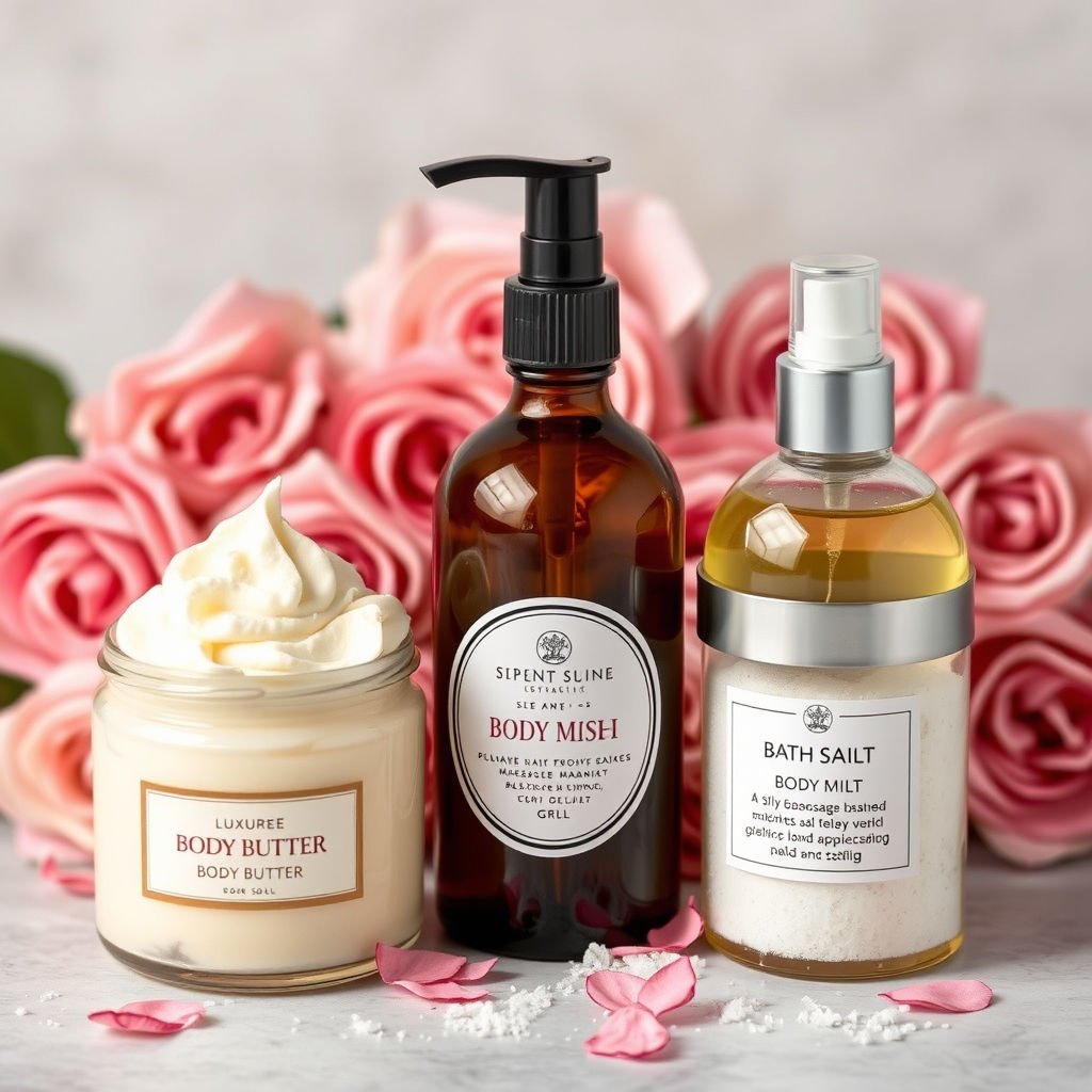 Champagne & Roses Body Package
