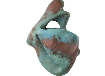 Giant Knuckle cast into bronze and verdis gris by David Cruickshank