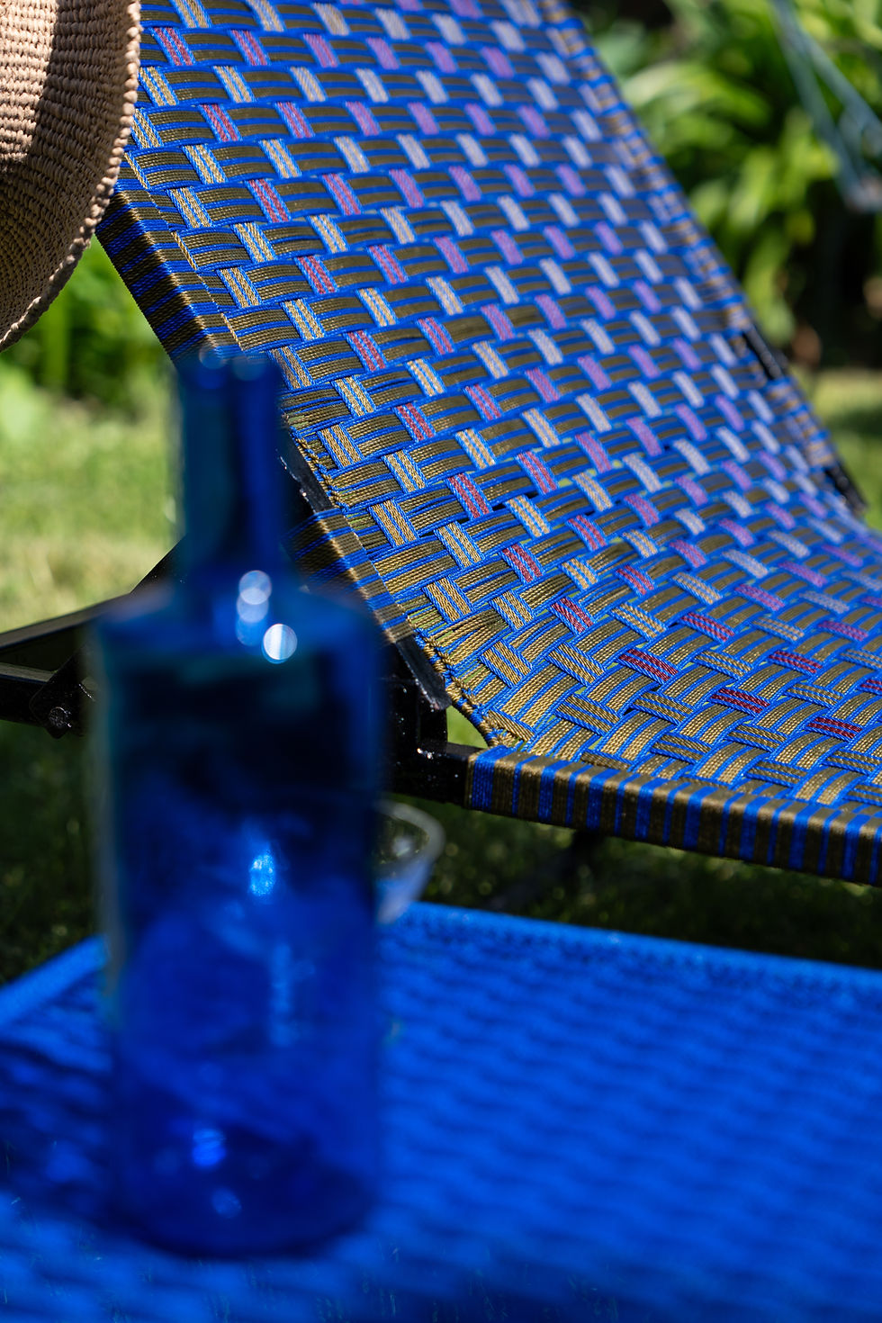 Miniature : BAIN DE SOLEIL - MICHÈLE - KAKI CLAIR-bleu / MARRON-bleu