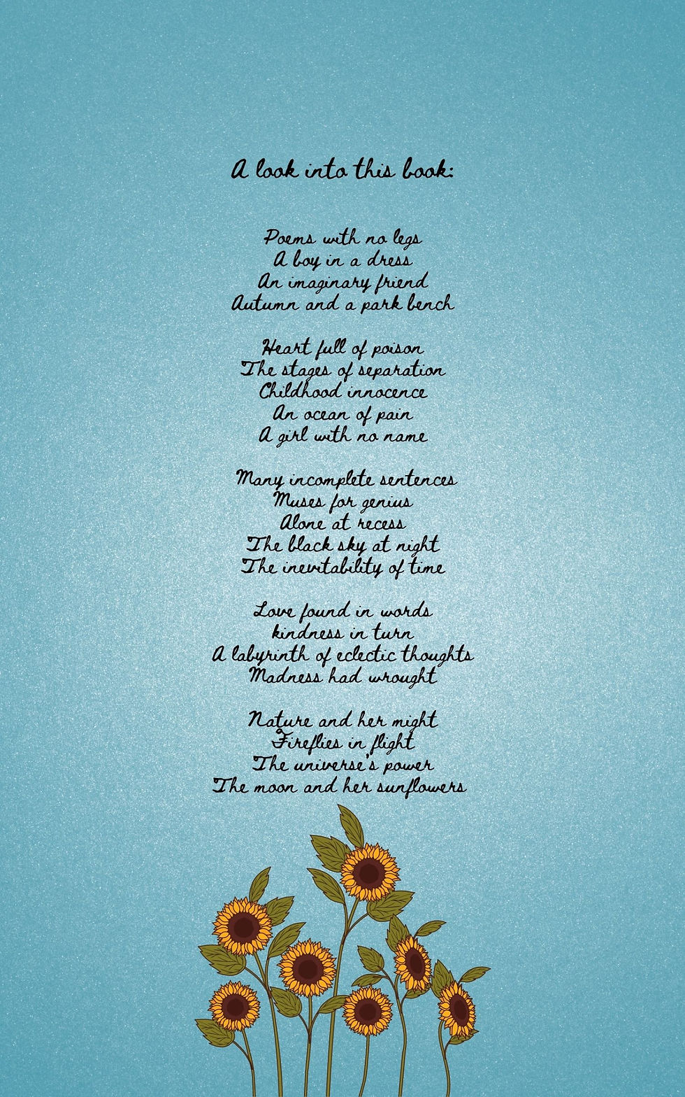 Thumbnail: The moon & her sunflowers : A collection of musings