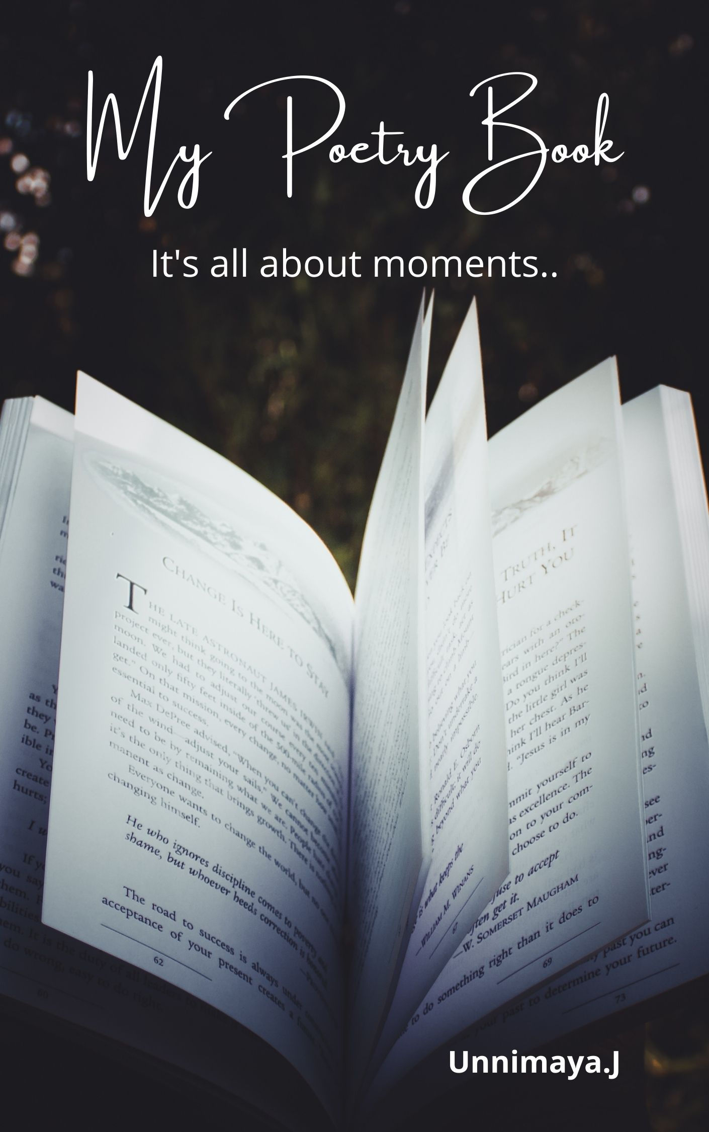My Poetry Book - It's all about moments..