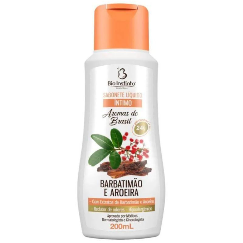 Sabonete Íntimo Feminino Barbatimão e Aroeira Bio Instinto 200ml