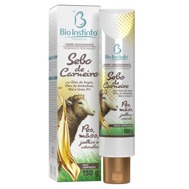 Sebo de Carneiro com Óleo de Argam + Ureia 200g Bio Instinto