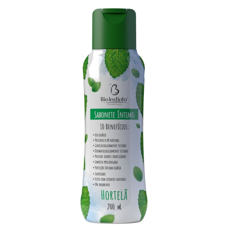 Sabonete Líquido Íntimo Feminino Hortelã 200m