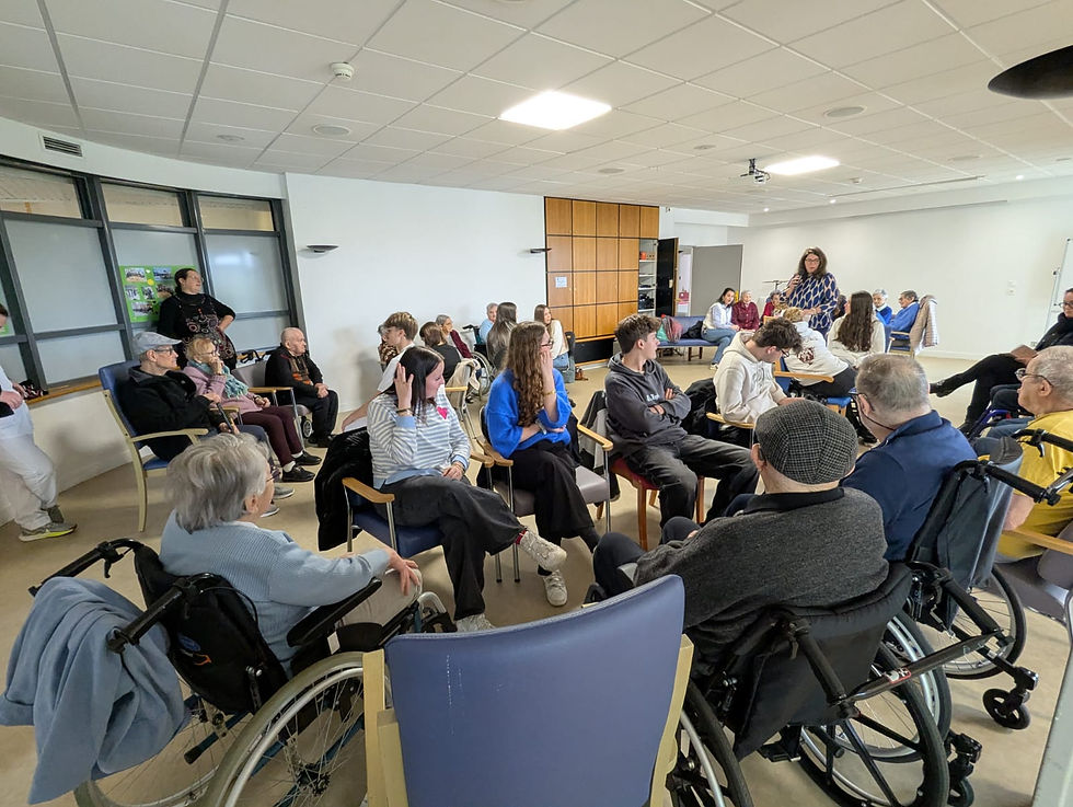 Atelier philo intergénérationnel à l'EHPAD