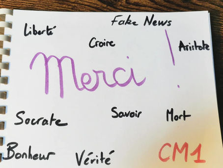 LES PHILOUSOPHES de l'école Françoise D'Amboise à Vannes