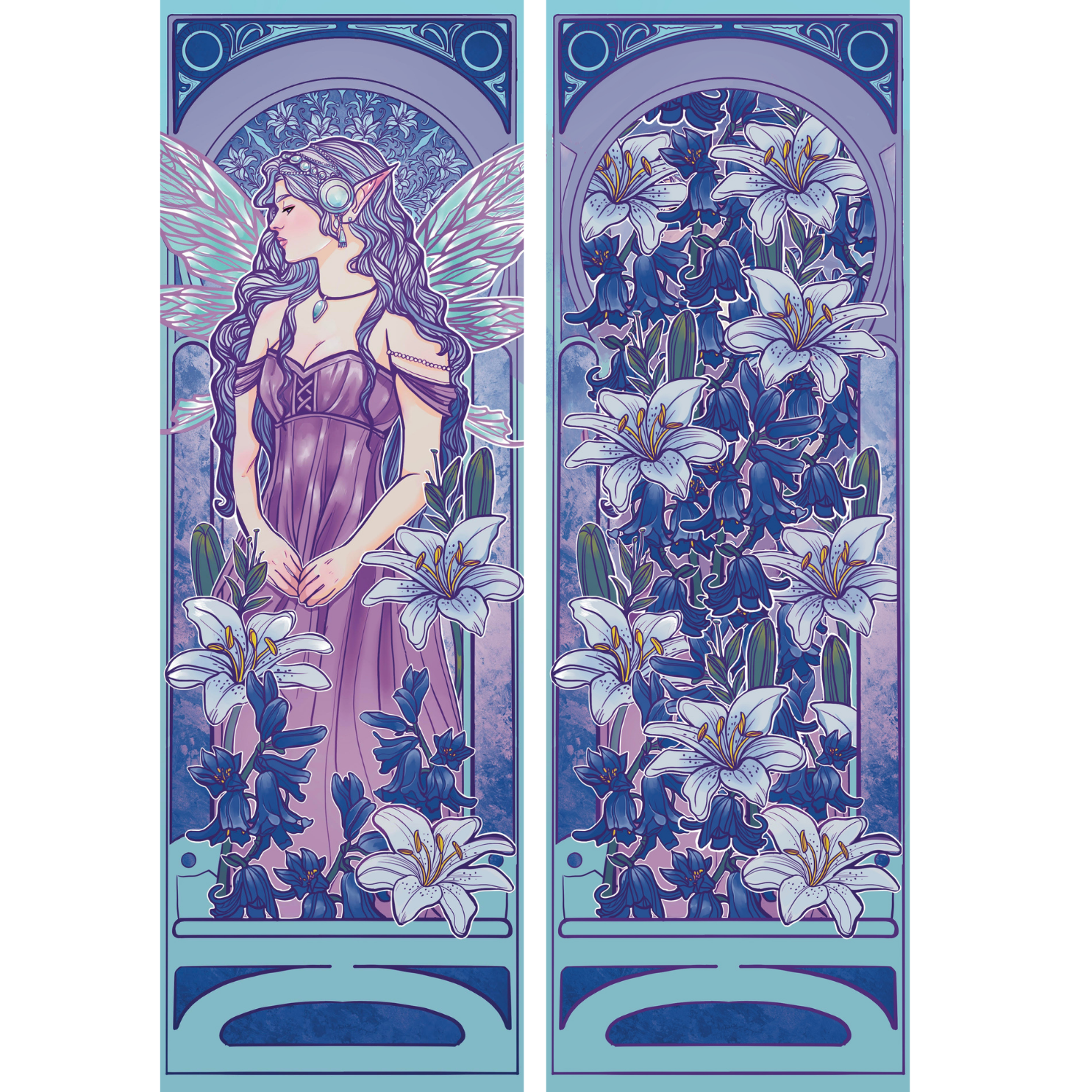 Leita Art Nouveau bookmark