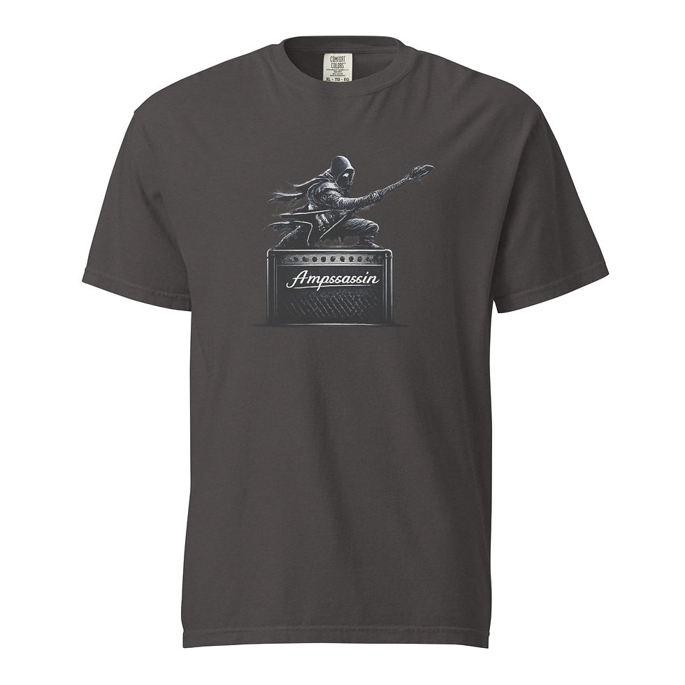 Thumbnail: Ampssassin Unisex garment-dyed heavyweight t-shirt