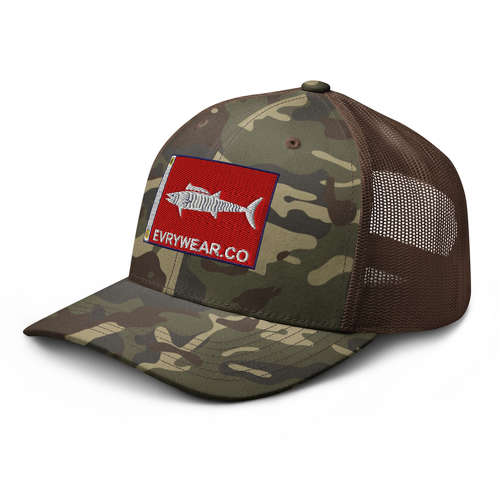 Thumbnail: Wahoo Camo Trucker Cap