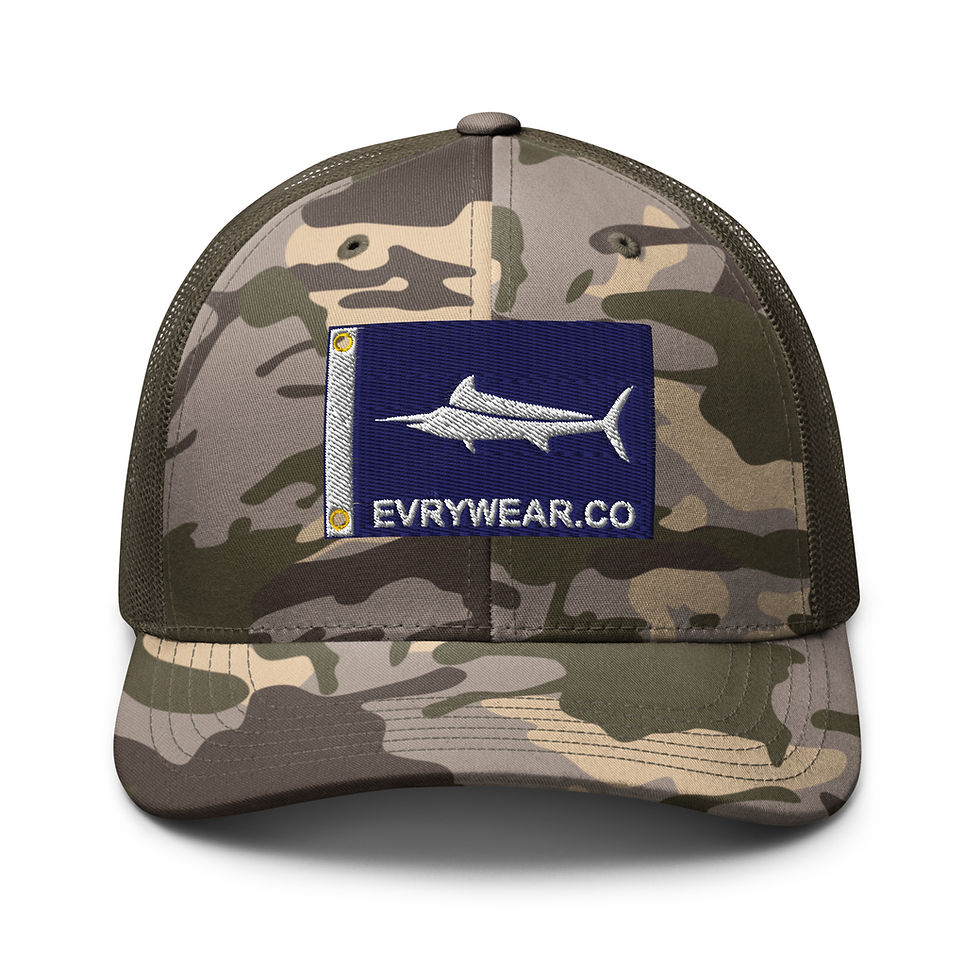 Thumbnail: Blue Marlin Camo Trucker Cap
