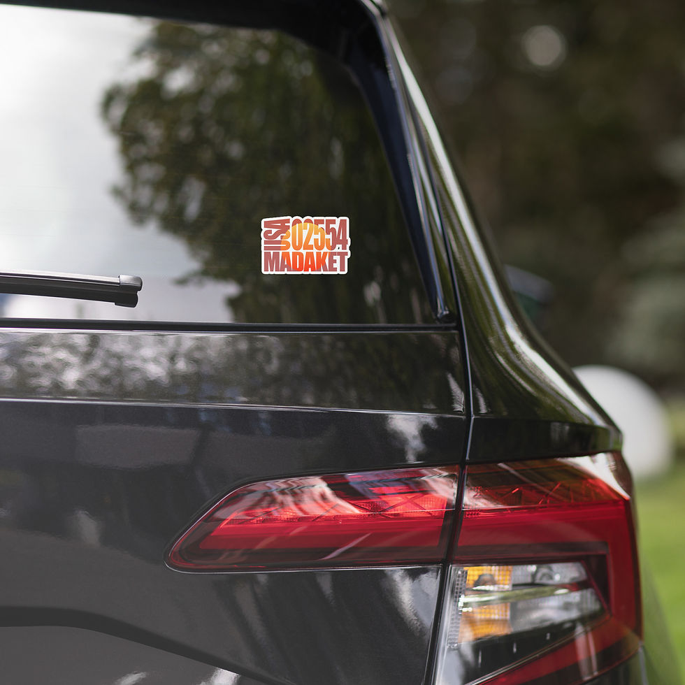 Thumbnail: Madaket Sunset Bubble-free stickers