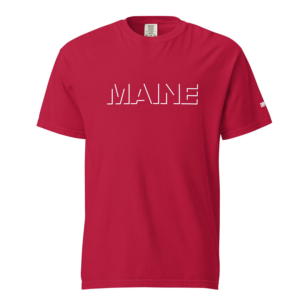 Thumbnail: Maine Shadow Tee by Comfort Colors