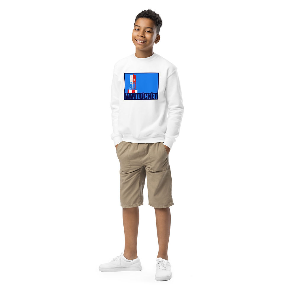 Thumbnail: Nantucket Buoy Youth crewneck sweatshirt