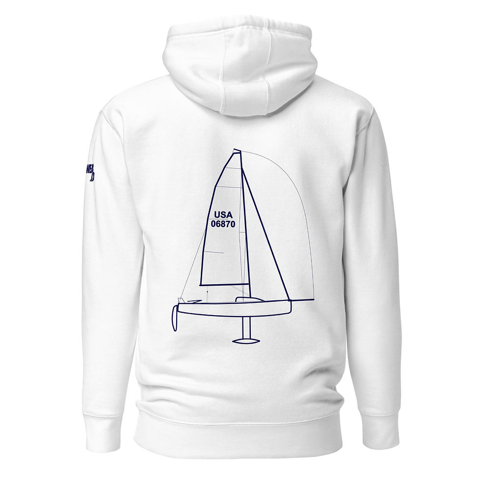 Thumbnail: Old Greenwich Keelboat Unisex Hoodie