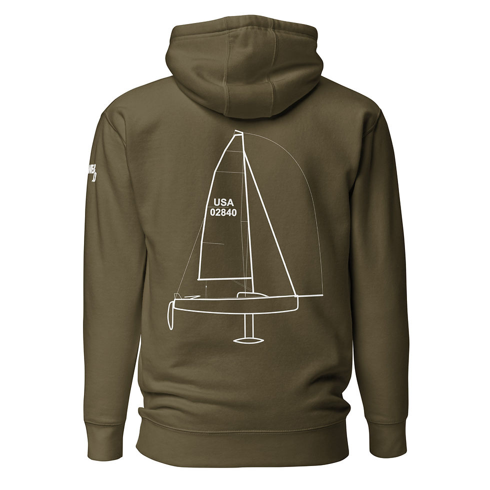 Thumbnail: Newport Sloop Unisex Hoodie
