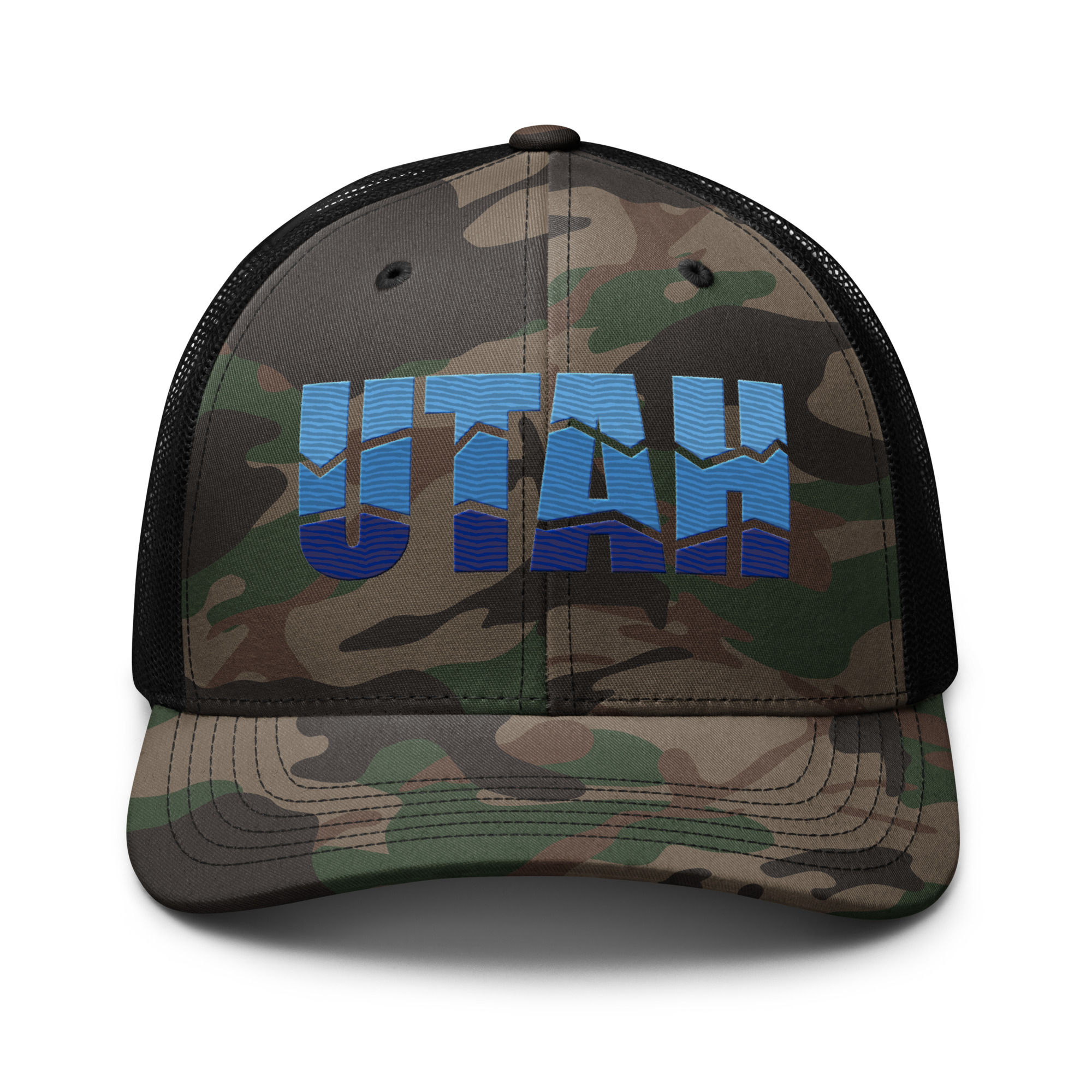 Utah Mountains Camo Cap