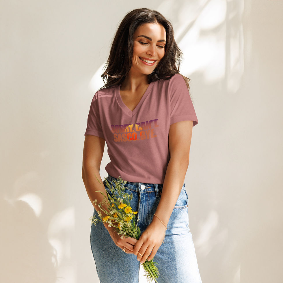 Thumbnail: Can't. Sasco. V-Neck Tee