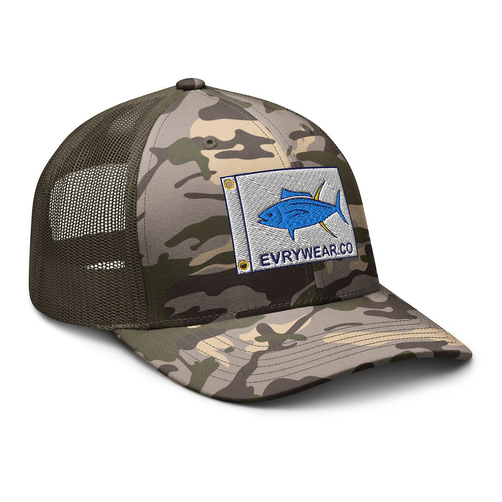 Thumbnail: Yellowfin Camo Trucker Cap