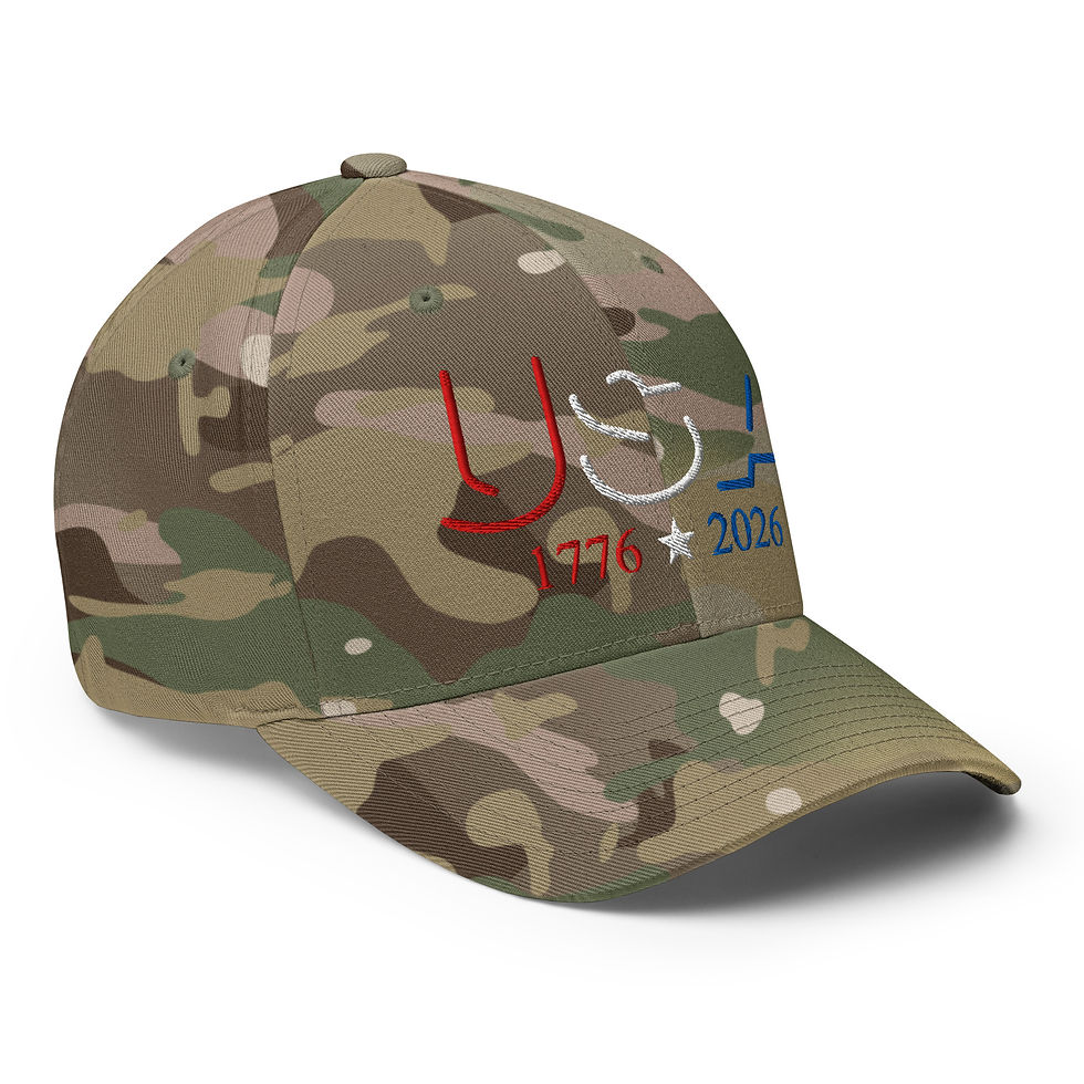 Thumbnail: USA 250 Structured Twill Cap by FlexFit