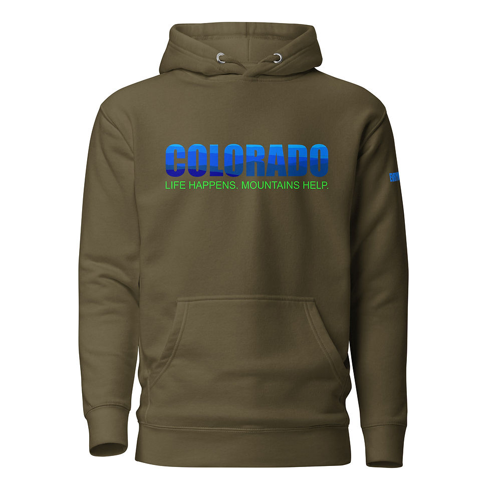 Thumbnail: Colorado Mountains Help Hoodie