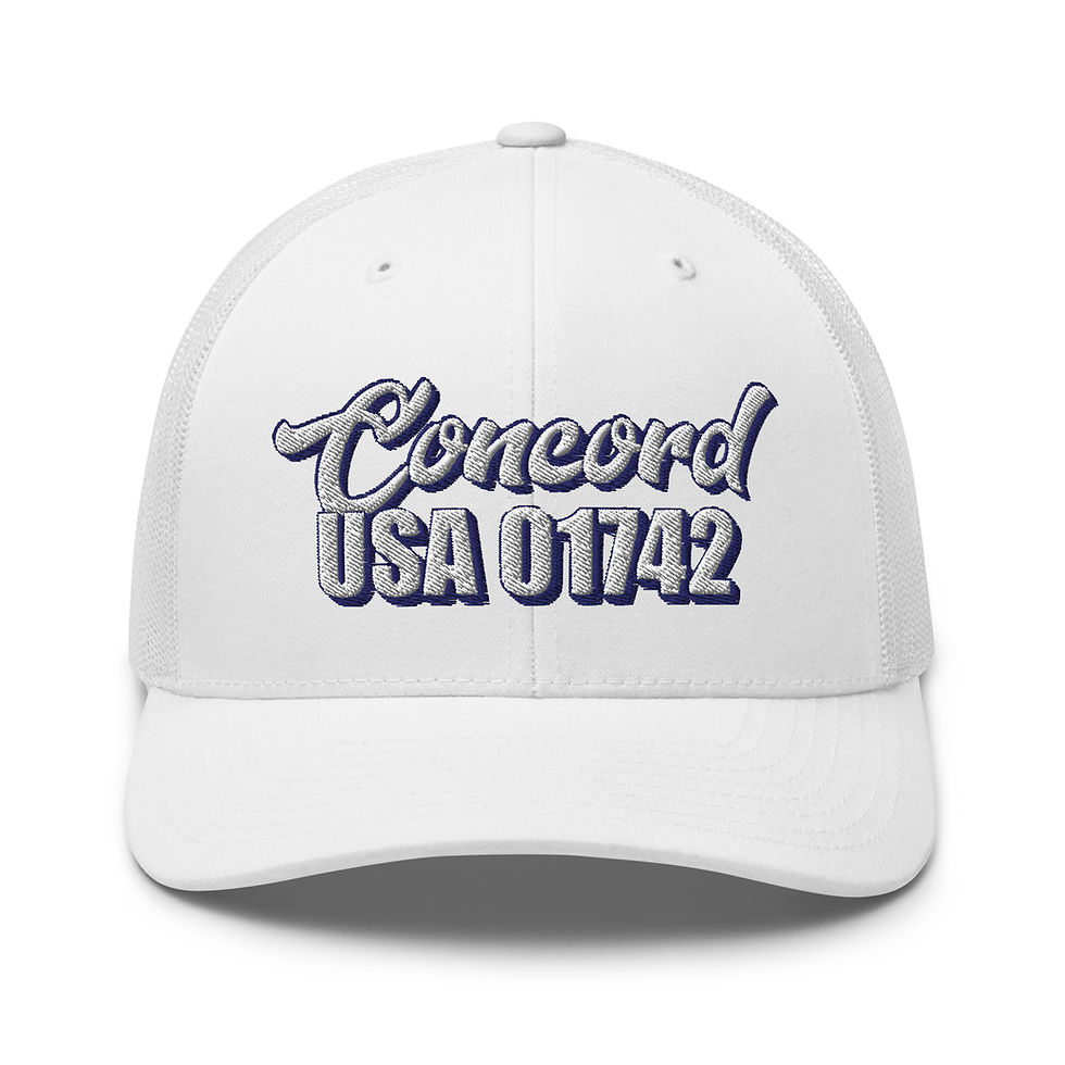 Thumbnail: Concord 01742 Smooth Trucker Cap