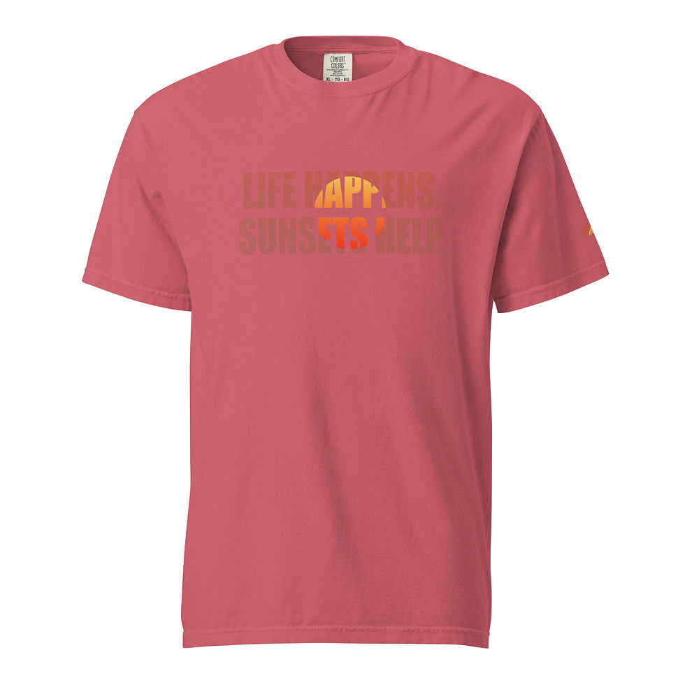 Thumbnail: Sunsets Help Tee by Comfort Colors