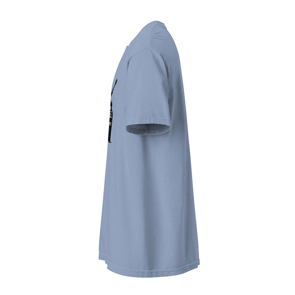 Thumbnail: Ampssassin Unisex garment-dyed heavyweight t-shirt